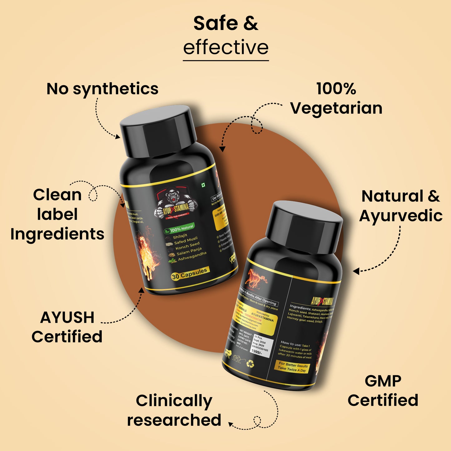 AyurStamina® – 30 Capsules
