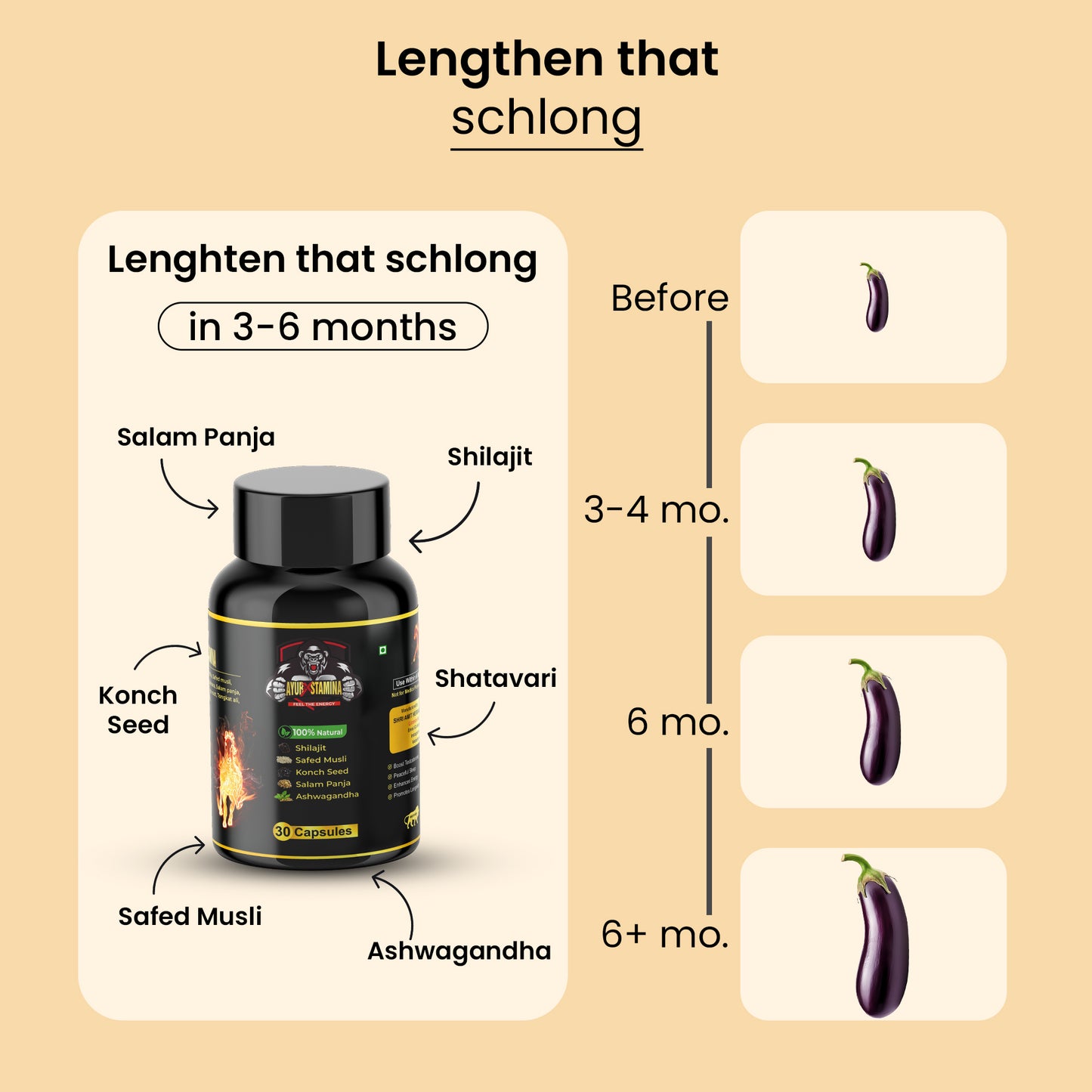 AyurStamina® – 30 Capsules