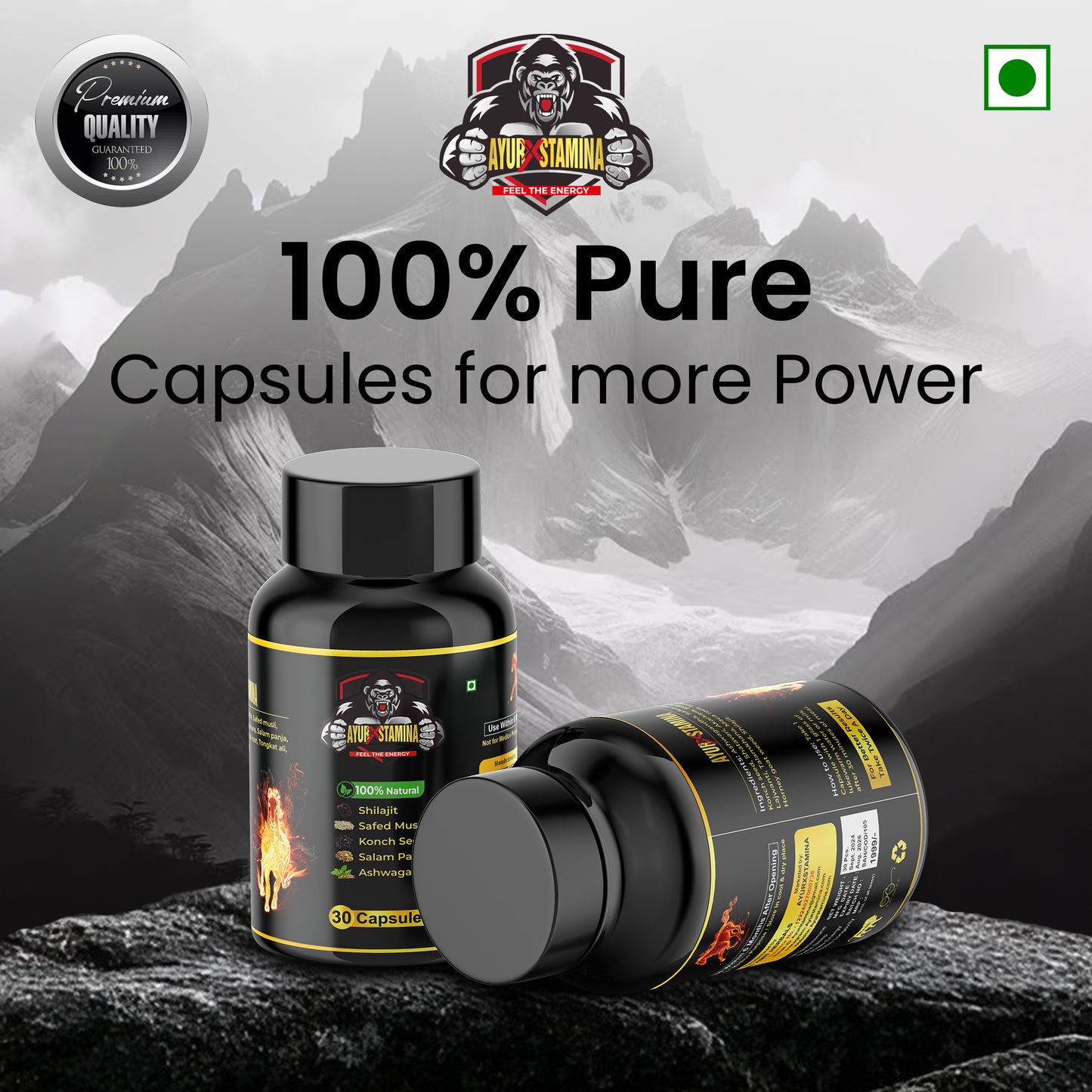 AyurStamina® – 30 Capsules