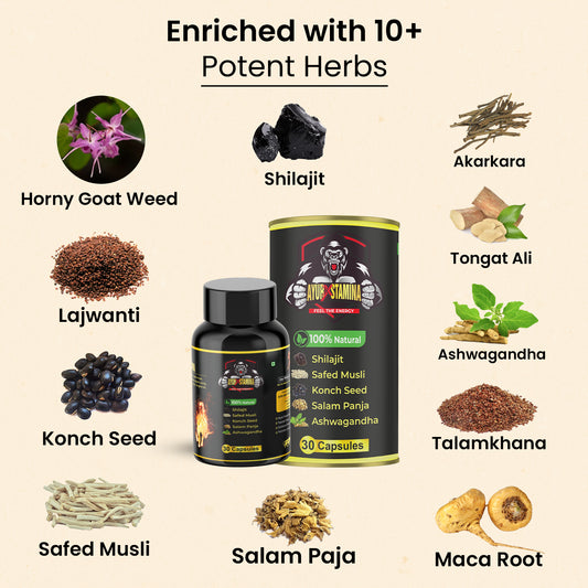 AyurStamina® – 30 Capsules